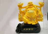 Poly nhựa Cúp tùy chỉnh, mạ vàng Phật cười Thủ công tôn giáo