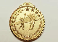 Huy chương thể thao bóng chuyền tùy chỉnh, đúc huy chương sự kiện tùy chỉnh vật liệu đồng