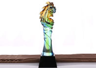 Giải thưởng Glaze màu Cup Trophies Loại cơ sở pha lê đen cho niềm tin tự tin