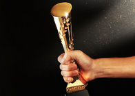 Năm hình trụ xi lanh mạ vàng Polyresin - Phần thưởng cuối cho nhân viên doanh nghiệp