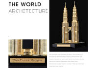 Trang trí thủ công nổi tiếng Trang trí thủ công, lưu niệm du lịch tháp đôi Malaysia