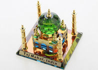 Bản sao thu nhỏ pha lê Taj Mahal 80 * 80 * 70mm để kỷ niệm du lịch
