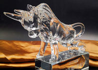 Crystal Cow Animal Figurines Model cho văn phòng / trang trí nhà