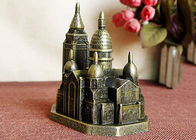 Đồ đồng mạ lưu niệm DIY Craft Quà tặng Mô hình kiến ​​trúc Nhà thờ lớn của Nga