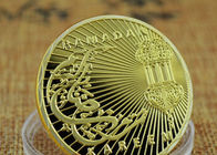 Huy chương quân đội tráng men 3D nướng, đồng xu vàng kỷ niệm văn hóa Ả Rập