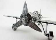 Mô hình máy bay chiến đấu Trang trí kim loại Thủ công mỹ nghệ Vật liệu sắt cho trang trí bàn văn phòng