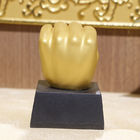 Giải thưởng trận đấu quyền anh Golden Fist 9cm Resin Trophy Cup trang trí văn phòng