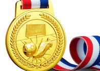 Huy chương thể thao tùy chỉnh mềm / cứng men, huy chương và ruy băng hợp kim kẽm
