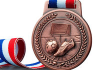 Huy chương thể thao tùy chỉnh mềm / cứng men, huy chương và ruy băng hợp kim kẽm