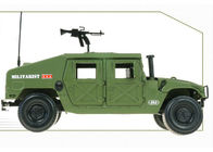 Thủ công trang trí nội thất màu xanh lá cây, mô hình xe quân sự SUV