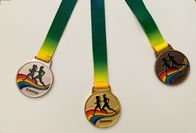 Marathon lưu niệm kim loại 70mm huy chương thể thao tùy chỉnh