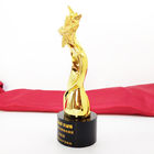 nhựa Top Star Award OEM Gold Trophy Cup Nội dung logo tùy chỉnh