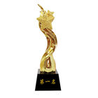 nhựa Top Star Award OEM Gold Trophy Cup Nội dung logo tùy chỉnh